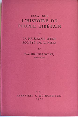 9782252015001: Essai Hist.du Peuple Tibetain. Ou Naiss. (Soc. Ethno Afri)