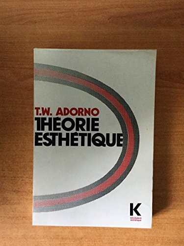Theorie Esthetique. (French language edition).
