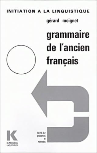 9782252024553: Grammaire de l'ancien franais