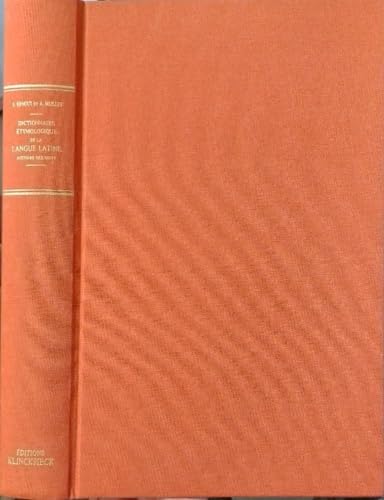 Stock-Bild f�r Dictionnaire Etymologique de La Langue Latine
