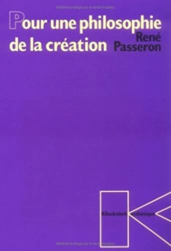 9782252026472: Pour une philosophie de la creation