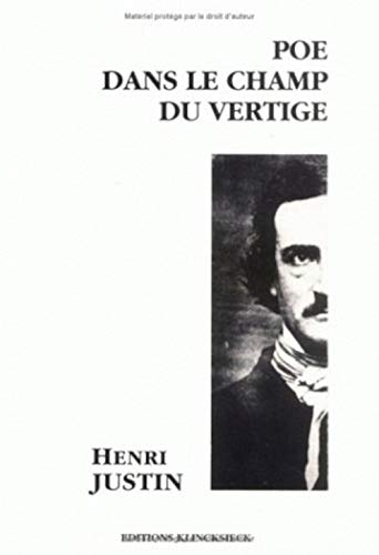 Stock image for Poe dans le champ du vertige : des "contes" a "eureka", l'elaboration des figures de l'espace for sale by medimops