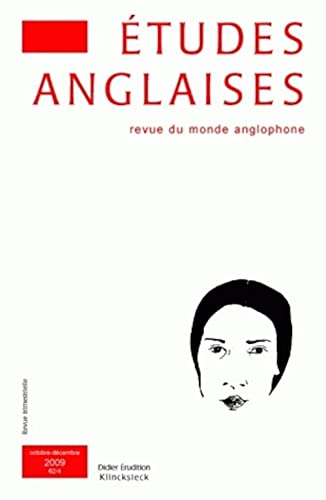 Beispielbild fr tudes anglaises - N4/2009: Numro spcial Capes-Agrgation Anglais [Broch] Tadi, Alexis zum Verkauf von BIBLIO-NET