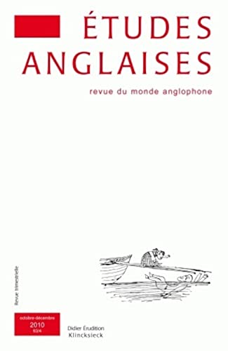 Beispielbild fr tudes anglaises - N4/2010 [Broch] Tadi, Alexis zum Verkauf von BIBLIO-NET