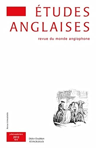 Beispielbild fr tudes anglaises - N 3/2012: Juillet-septembre 2012 [Broch] Tadi, Alexis zum Verkauf von BIBLIO-NET