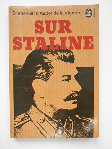 Beispielbild fr Sur Staline (Le Livre de poche) zum Verkauf von Ammareal