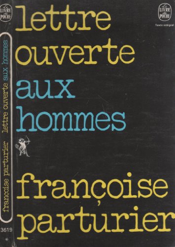 Beispielbild fr Lettre ouverte aux hommes zum Verkauf von Ammareal