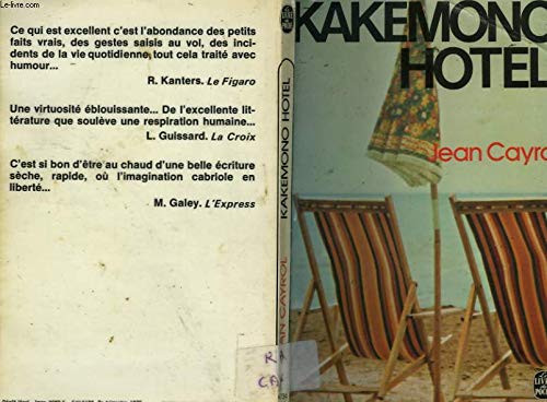 Beispielbild fr Kakemono htel (Le Livre de poche) zum Verkauf von Ammareal