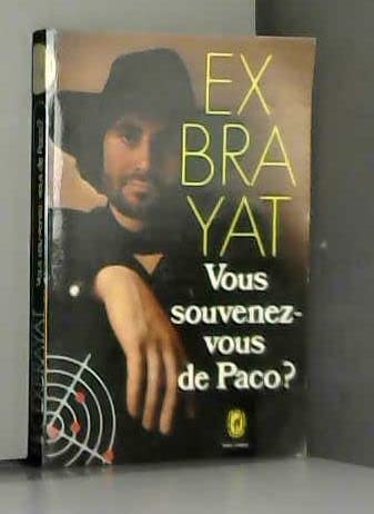 Stock image for Vous souvenez-vous de Paco ? for sale by Better World Books
