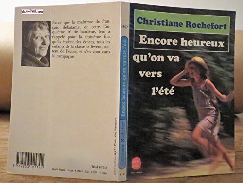 Imagen de archivo de Encore heureux qu'on va vers l't a la venta por Librairie Th  la page