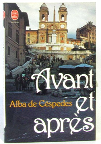Imagen de archivo de Avant et aprs (Le Livre de poche) a la venta por Ammareal
