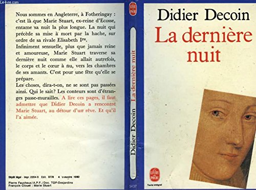 La Dernière nuit - Decoin, Didier
