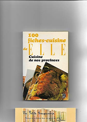 Beispielbild fr Fiches cuisine elle : cuisine de nos provinces zum Verkauf von medimops