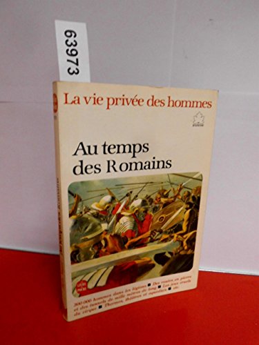 Beispielbild fr Au temps des Romains zum Verkauf von Librairie Th  la page