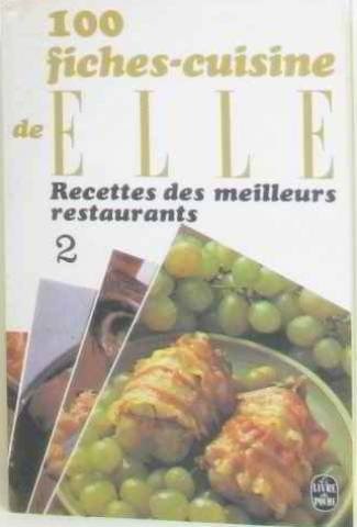 Beispielbild fr Fiches cuis.elle recettes meil. restaur. t02 zum Verkauf von medimops