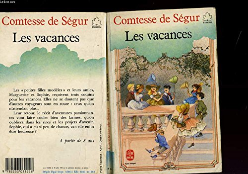 Beispielbild fr Les Vacances (Le Livre de poche) zum Verkauf von Librairie Th  la page