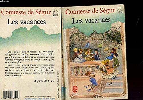 Stock image for Les Vacances (Le Livre de poche) for sale by Librairie Th  la page