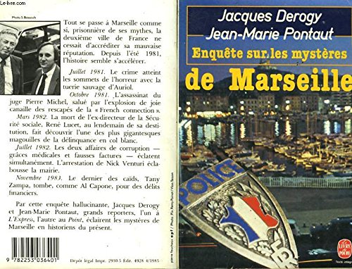 9782253036401: Enqute sur les mystres de Marseille