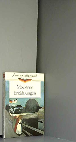 Imagen de archivo de Moderne Erzhlungen a la venta por Librairie l'Aspidistra