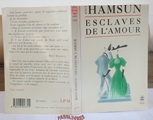 9782253047315: Esclaves de l'amour