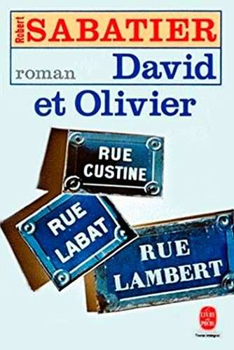 9782253049920: David Et Olivier (Ldp Litterature) (French Edition)