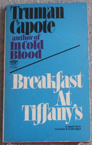 Imagen de archivo de Breakfast at Tiffany's a la venta por Chapitre.com : livres et presse ancienne