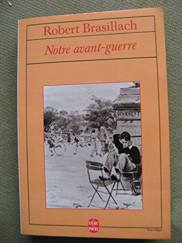 9782253061465: Notre avant-guerre