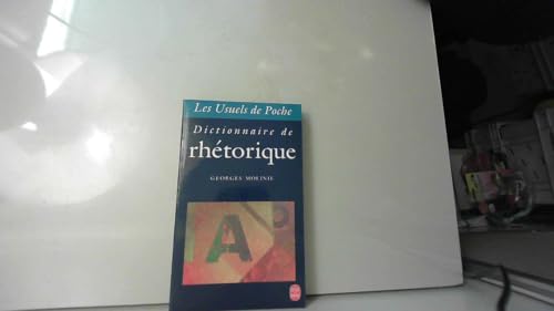 Beispielbild fr Dictionnaire de rh torique zum Verkauf von ThriftBooks-Dallas