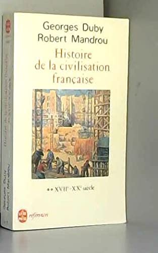 Beispielbild fr Histoire de la civilisation francaise zum Verkauf von Better World Books