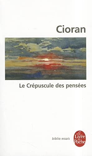 Stock image for Le crpuscule des penses for sale by medimops