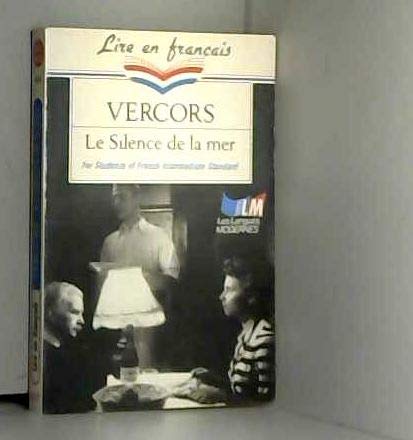 Beispielbild fr Le Silence de la mer by Vercors, Poussard, Michel, Muglioni, Christiane zum Verkauf von ThriftBooks-Dallas