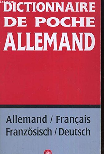 Beispielbild fr Dictionnaire de poche allemand zum Verkauf von Ammareal
