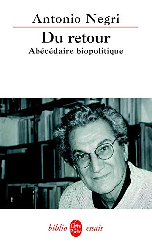 Beispielbild fr Du Retour : Abcdaire Biopolitique : Entretiens Avec Anne Dufourmantelle zum Verkauf von RECYCLIVRE