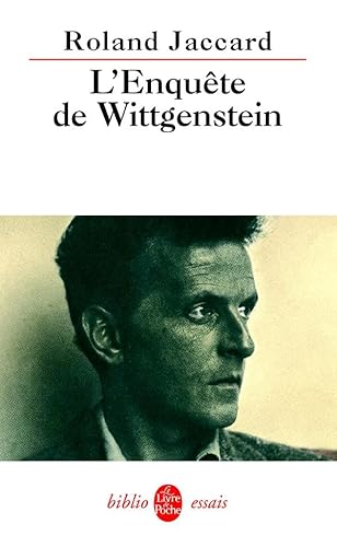 Beispielbild fr L'enqute de Wittgenstein zum Verkauf von Librairie Pic de la Mirandole