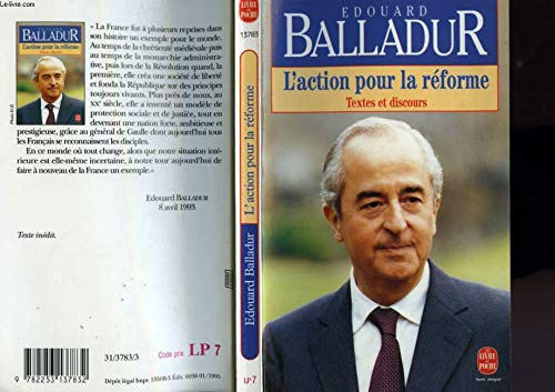 Stock image for L'action pour la rforme : Textes et discours for sale by Ammareal