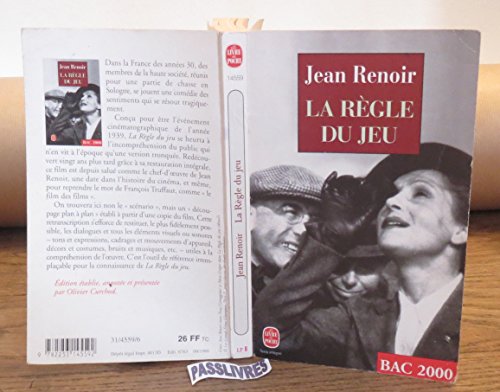 Stock image for Regle du Jeu for sale by Better World Books: West