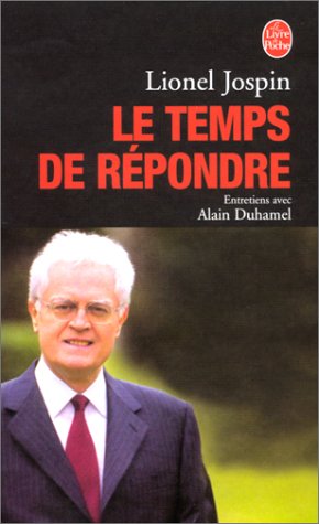 Stock image for Le Temps de rpondre for sale by medimops