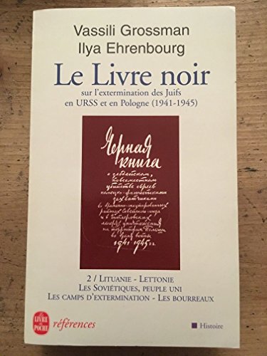 Le Livre noir, numÃ©ro 2 (9782253904694) by Ehrenburg, Ilya; Grossman, Vassili; Parfenov, Michel