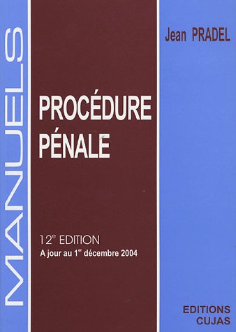 Stock image for Manuel de procdure pnale for sale by medimops