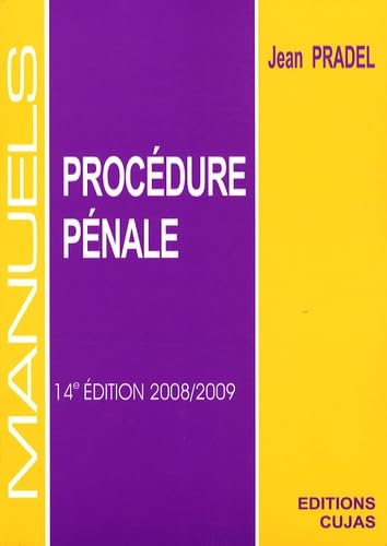 Stock image for Manuel de procdure pnale for sale by Ammareal