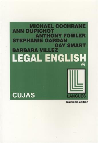 LEGAL ENGLISH I (9782254963041) by COCHRANE