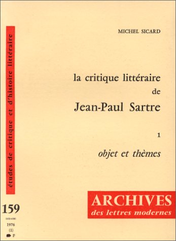 Stock image for La critique littraire de Jean-Paul Sartre for sale by Ammareal