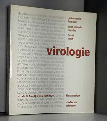 Imagen de archivo de Virologie a la venta por Ammareal