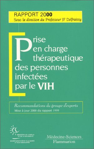 Imagen de archivo de Prise en charge thrapeutique des personnes infectes par le VIH a la venta por Ammareal