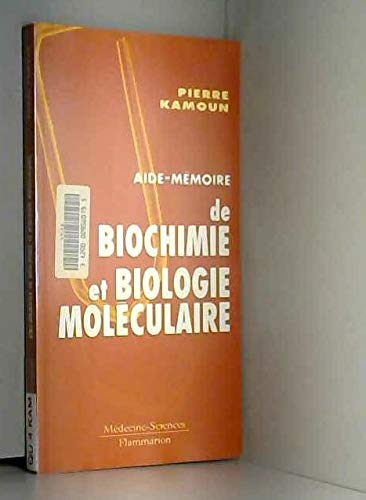 Imagen de archivo de Aide-mmoire de biochimie et biologie molculaire a la venta por Ammareal