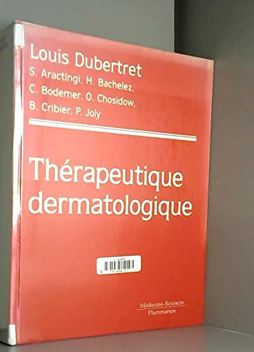 9782257155597: Thrapeutique dermatologique