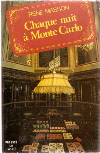 Stock image for Chaque nuit a monte-carlo / roman for sale by Librairie Th  la page