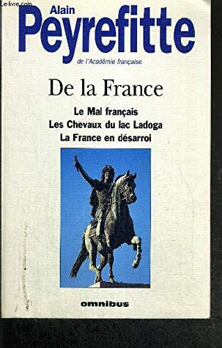 Beispielbild fr De la France zum Verkauf von Ammareal