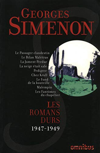 9782258093942: LES Romans durs 1947-1949 - volume 7: Volume 7, 1947-1949