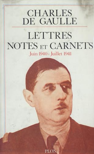 Stock image for Lettres, notes et carnets, juin 1940 - juillet 1941. for sale by AUSONE